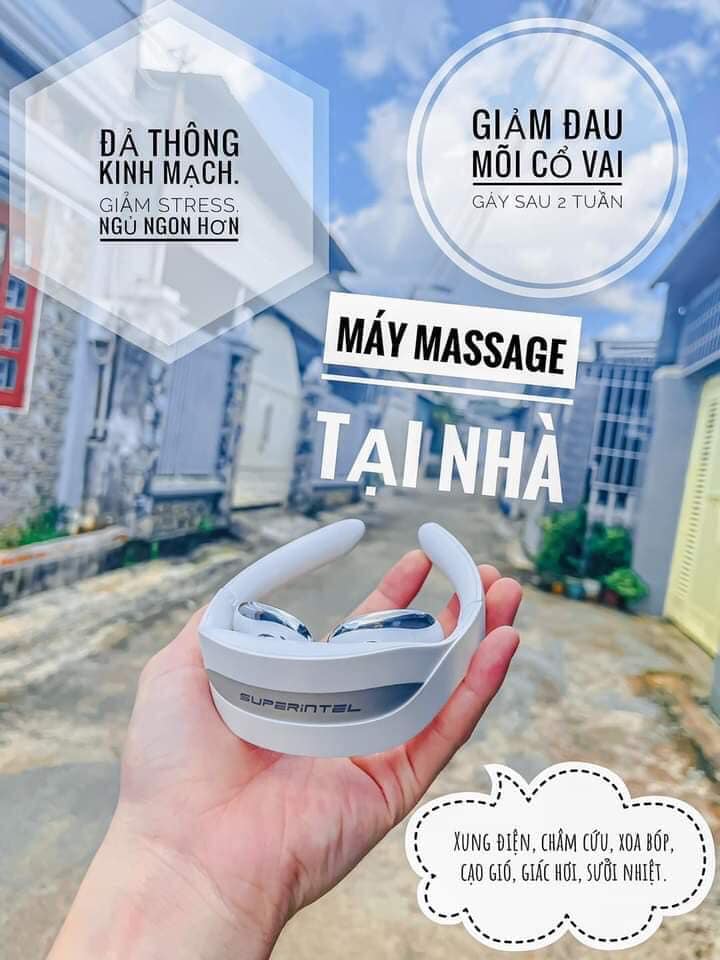 Máy Massage Cổ Superintel New Smart Neck Ther Apist