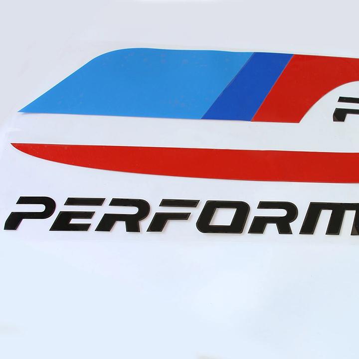 [HCM]Bộ 2 tem dán cửa xe ô tô Performance 03
