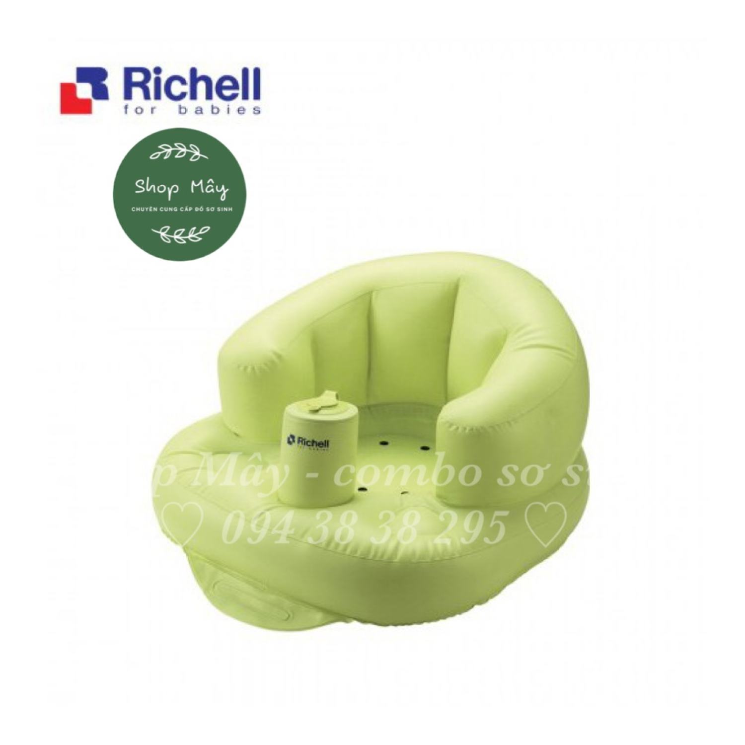 [CHÍNH HÃNG] Ghế hơi tập ngồi Richell cho bé
