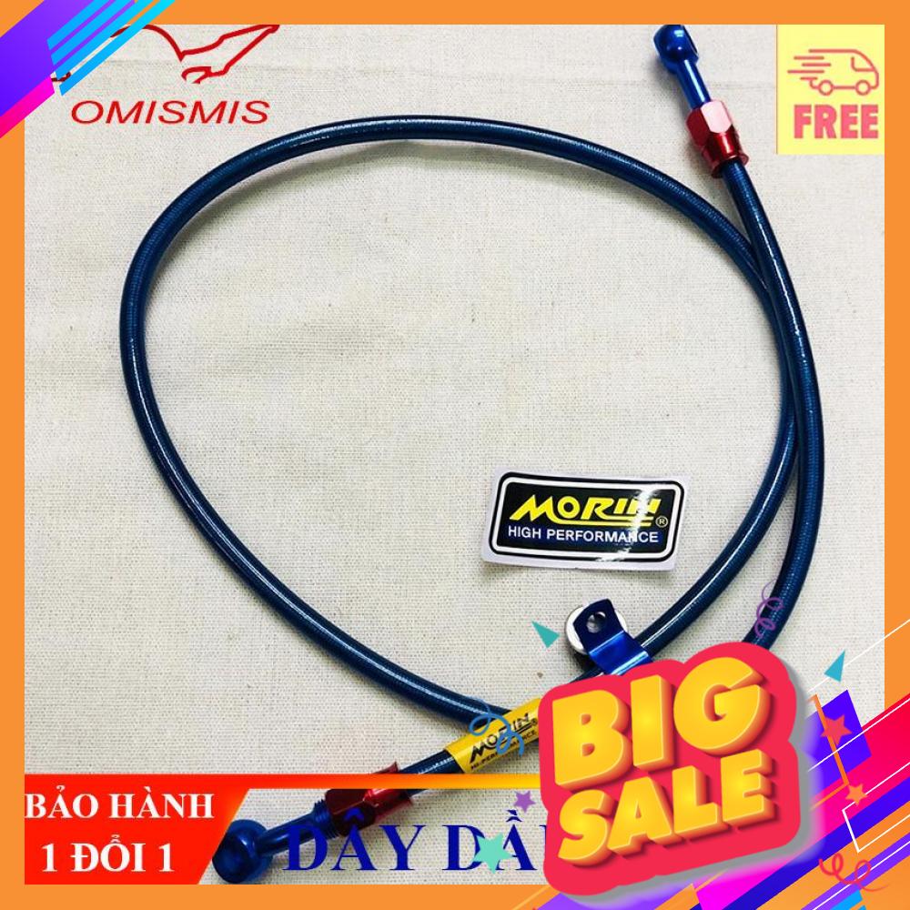 [XẢ KHO] DÂY DẦU MORIN THẮNG ĐĨA TRƯỚC HÀNG XỊN FULL HỘP DÀI 83CM ( MÀU XANH)