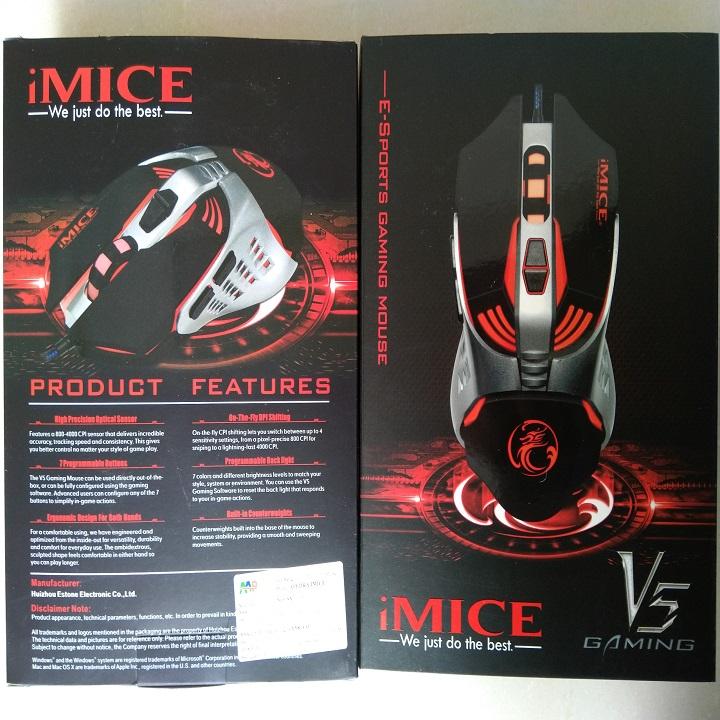 Chuột chơi game iMice V5 cực ngầu