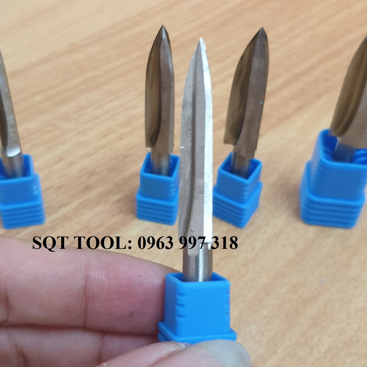 mũi phá 3 cạnh trục 6mm - mũi phá gỗ lũa - mũi phá gốc cây mũi dài