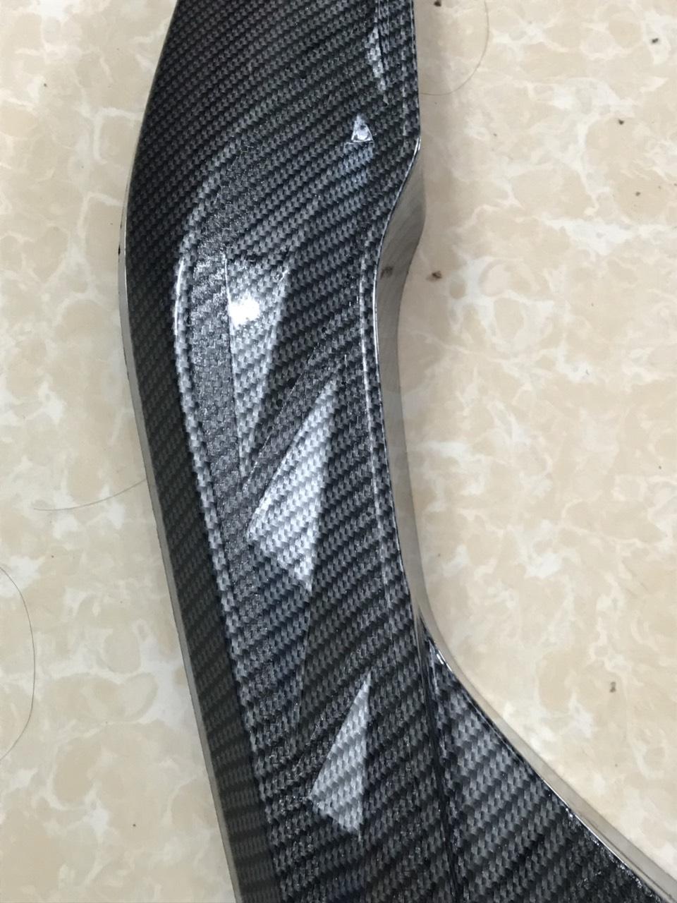 ỐP TAY DẮT SAU PCX 2018 - 2019 (150) SƠN CARBON & TRẮNG CROM