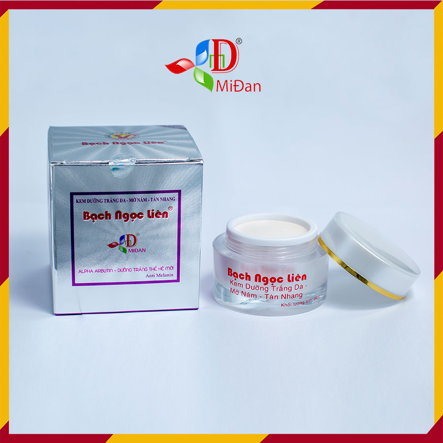 HCMKem dưỡng trắng da mặt Bạch Ngọc Liên 20gr