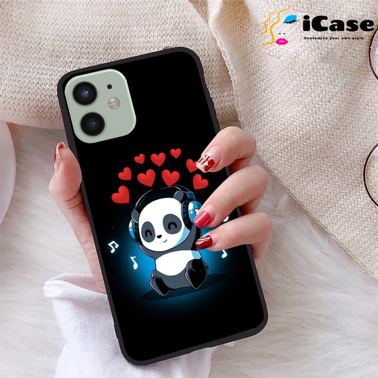 Ốp lưng iPhone 12 Mini viền dẻo TPU BST Panda