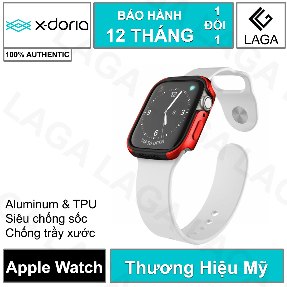 Ốp Vỏ Apple Watch 44mm / 40mm X-Doria Defense Edge Series SE/6/5/4