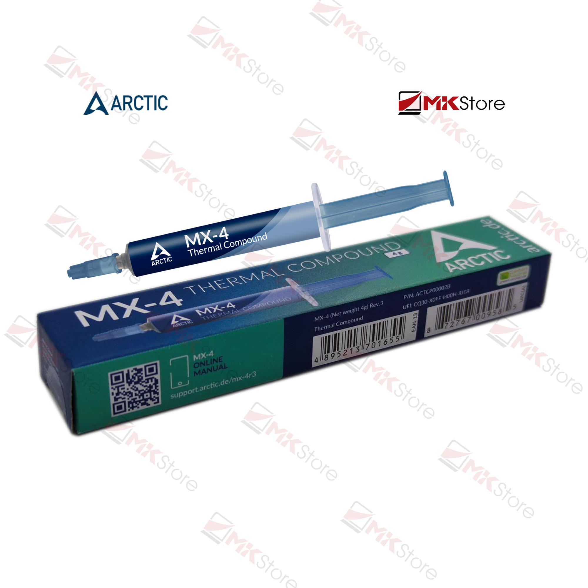 Keo tản nhiệt PC Arctic MX-5 MX-4 4g Thermal Compound 2021