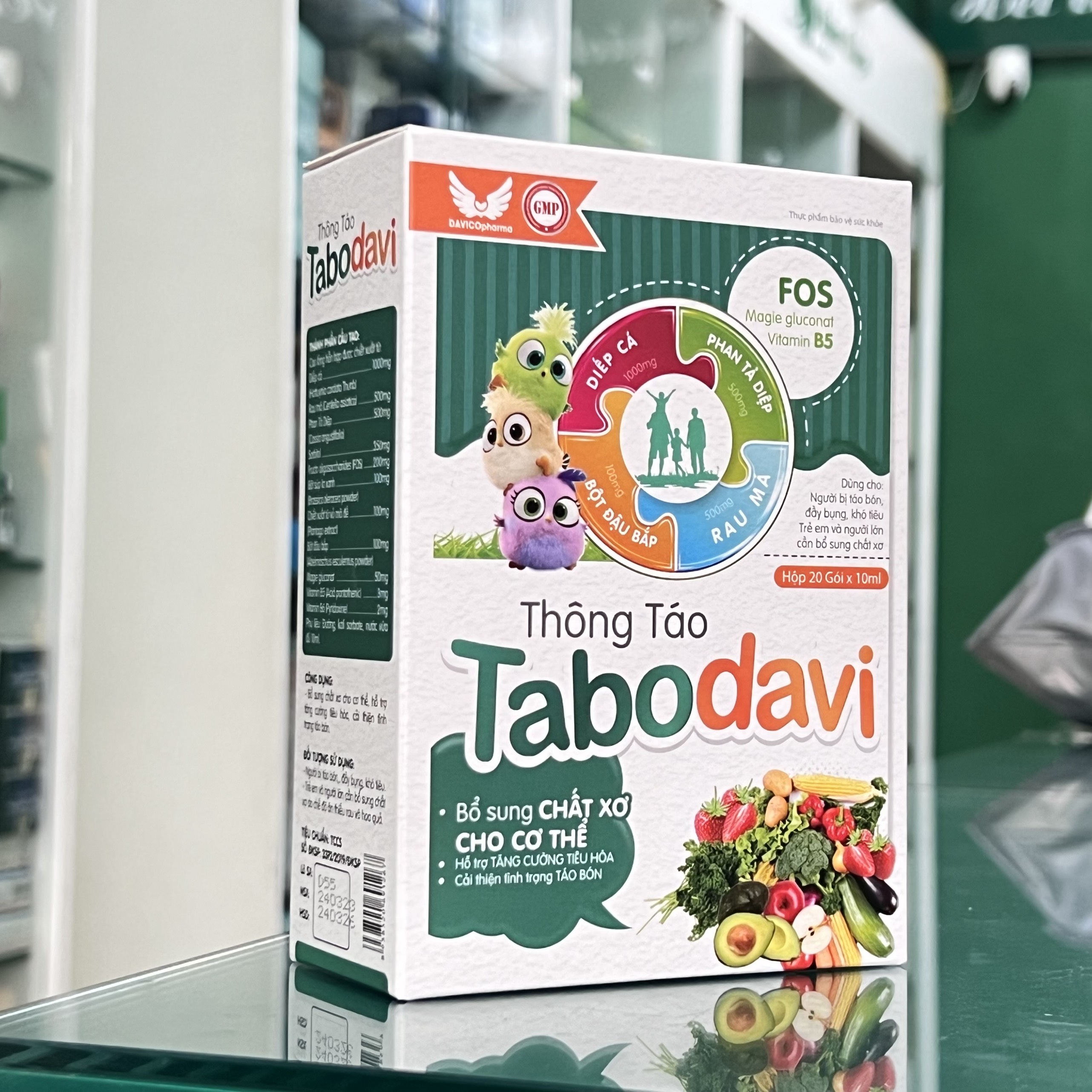 Thông táo Tabodavi - hỗ trợ nhuận tràng, thông tiện, giảm táo bón