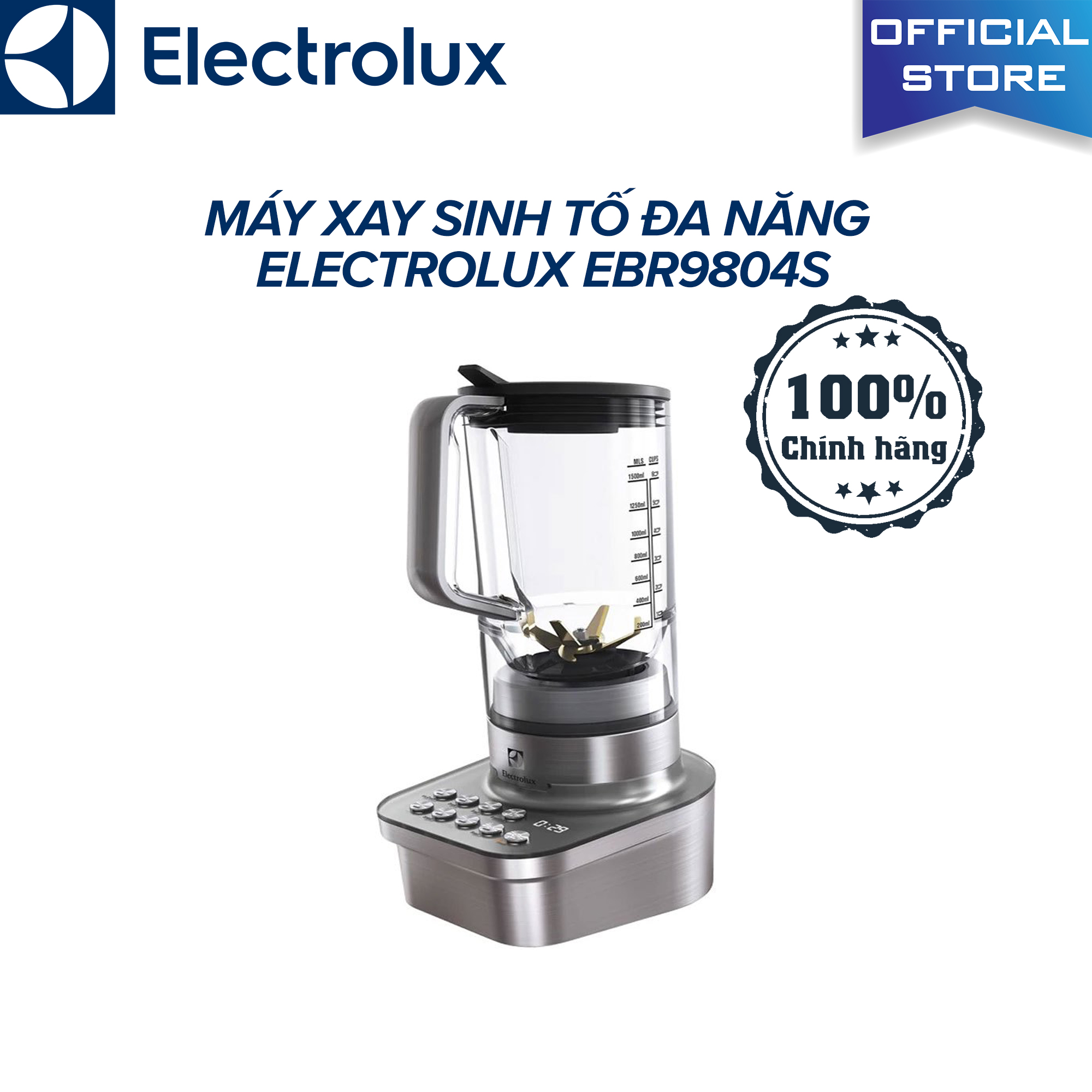 [HCM]Máy xay sinh tố đa năng Electrolux EBR9804S
