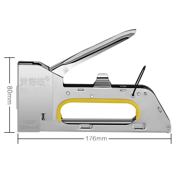 Súng bắn ghim - máy bắn đinh ghim cầm tay mẫu mới có tăng lực, đa năng, tiện dụng tặng 1 hộp đinh ghim .