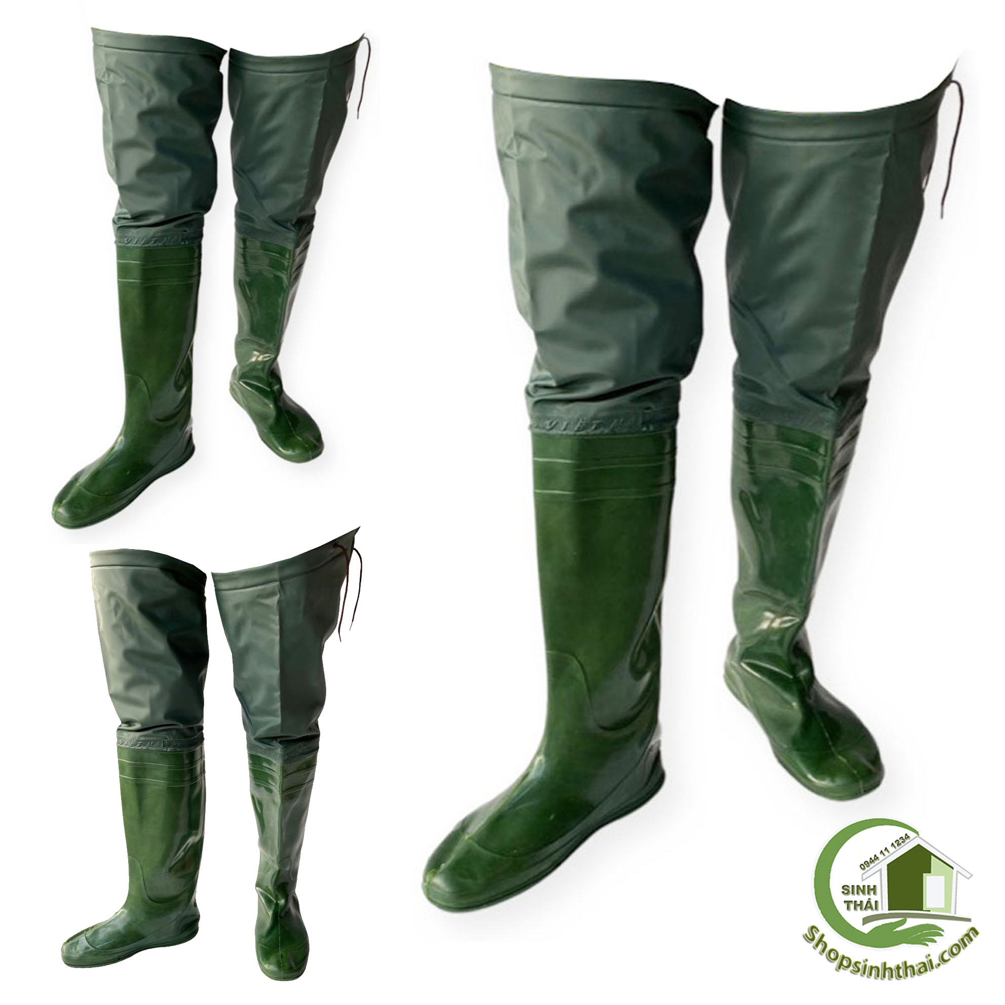 Ủng lửng lội nước câu cá đến đùi ủng đùi làm ruộng - chọn màu