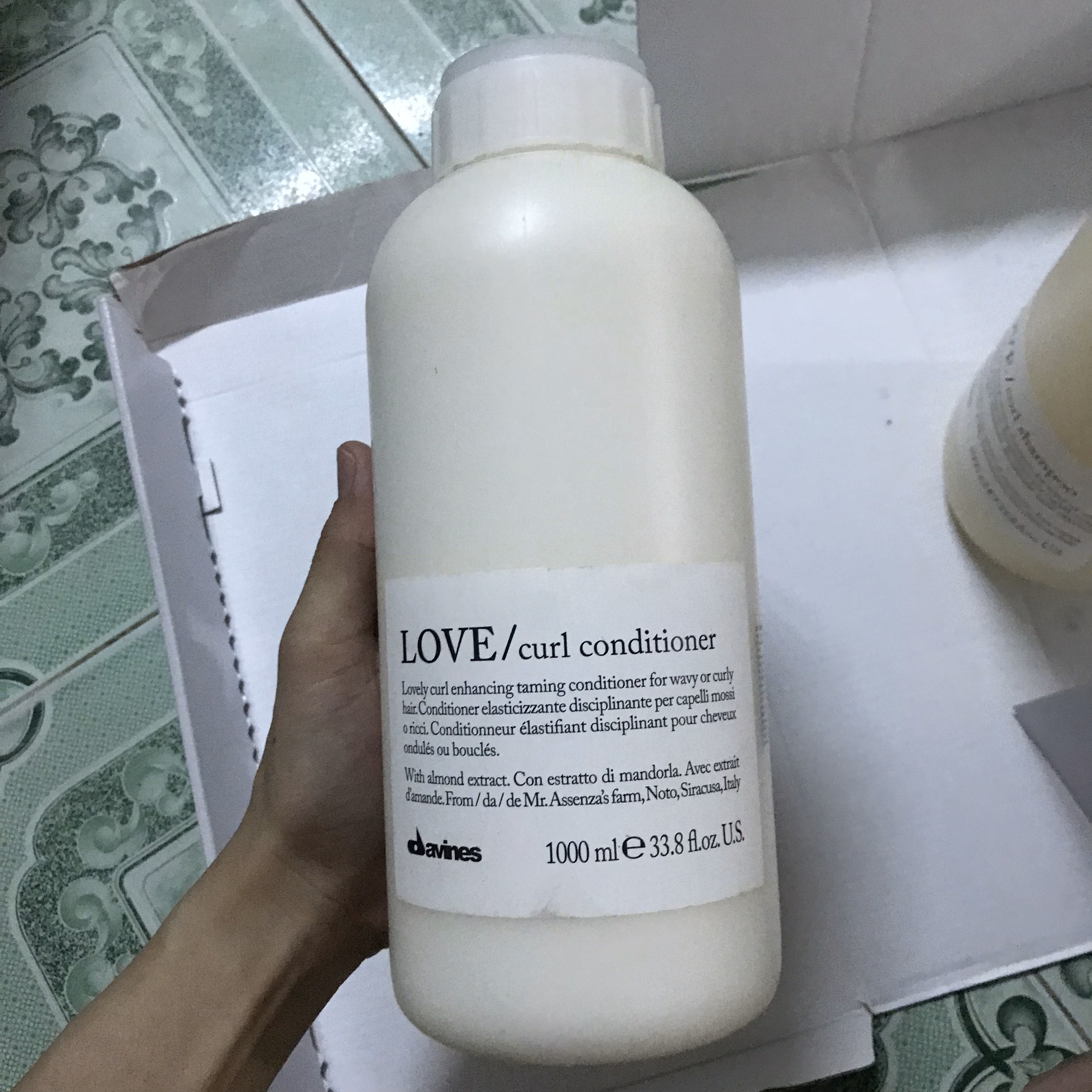 [davines]Dầu gội xả cho tóc uốn Davines Love Curl 1000mlx2