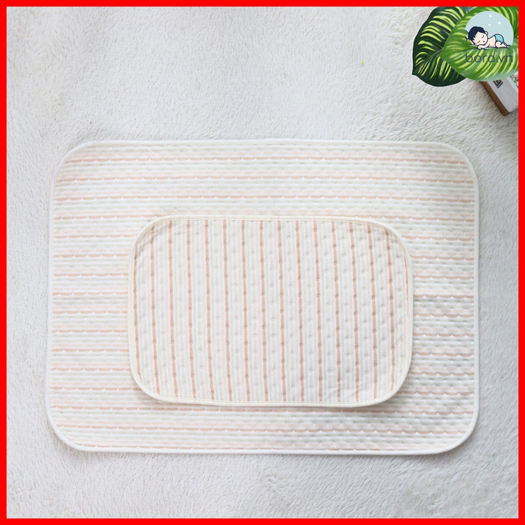 Tấm lót chống thấm cotton hữu cơ tự nhiên 4 lớp, thoáng khí