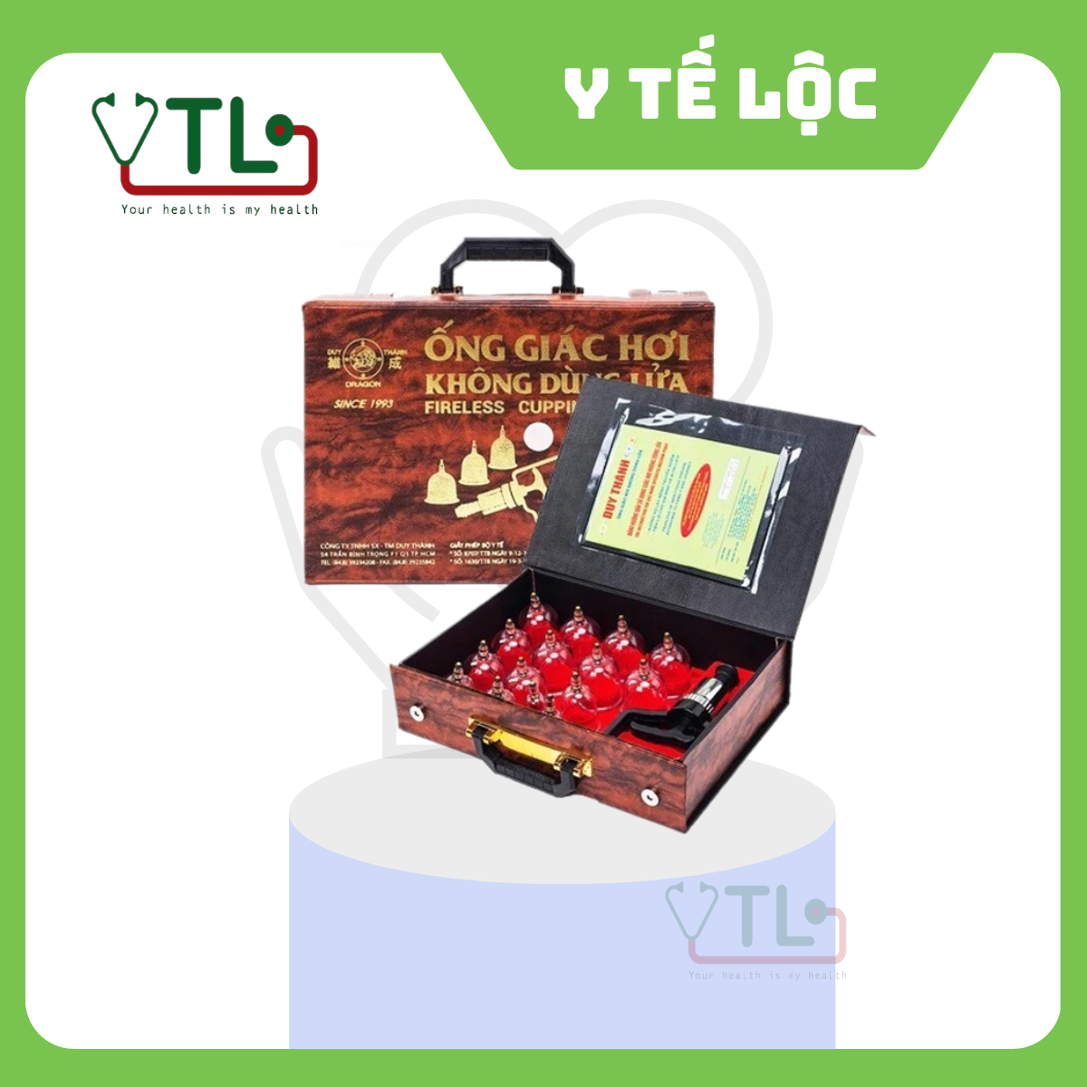 Ống giác hơi không dùng lửa Duy Thành (nâu)