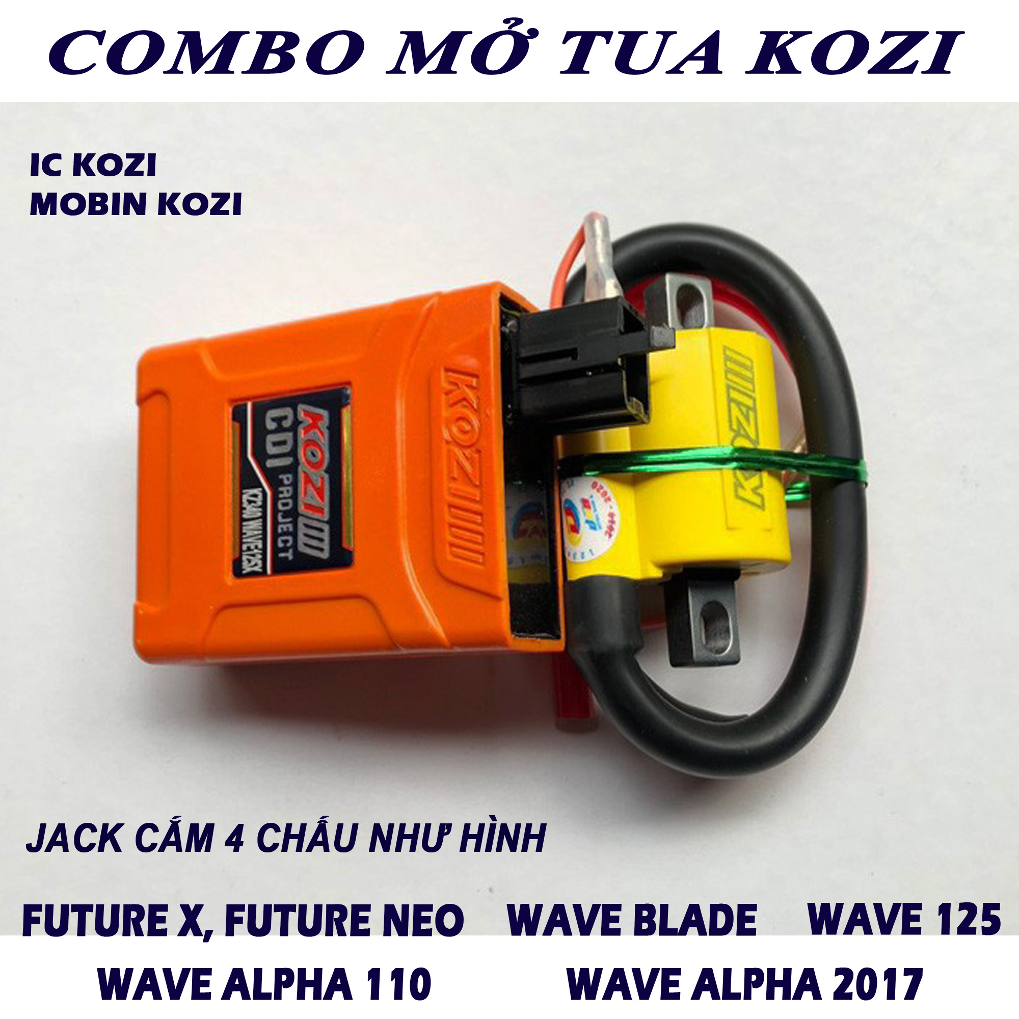 Combo IC mở tua Wave 110, Wave Blade, Wave 125i, Future X, Future Neo
