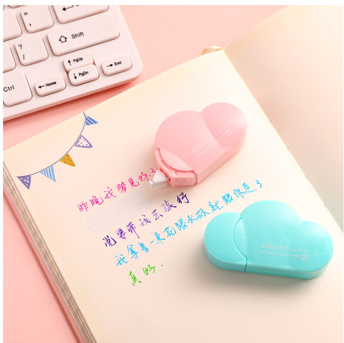 Bút Xóa Kéo Mini Hình Đám Mây Dễ Thương