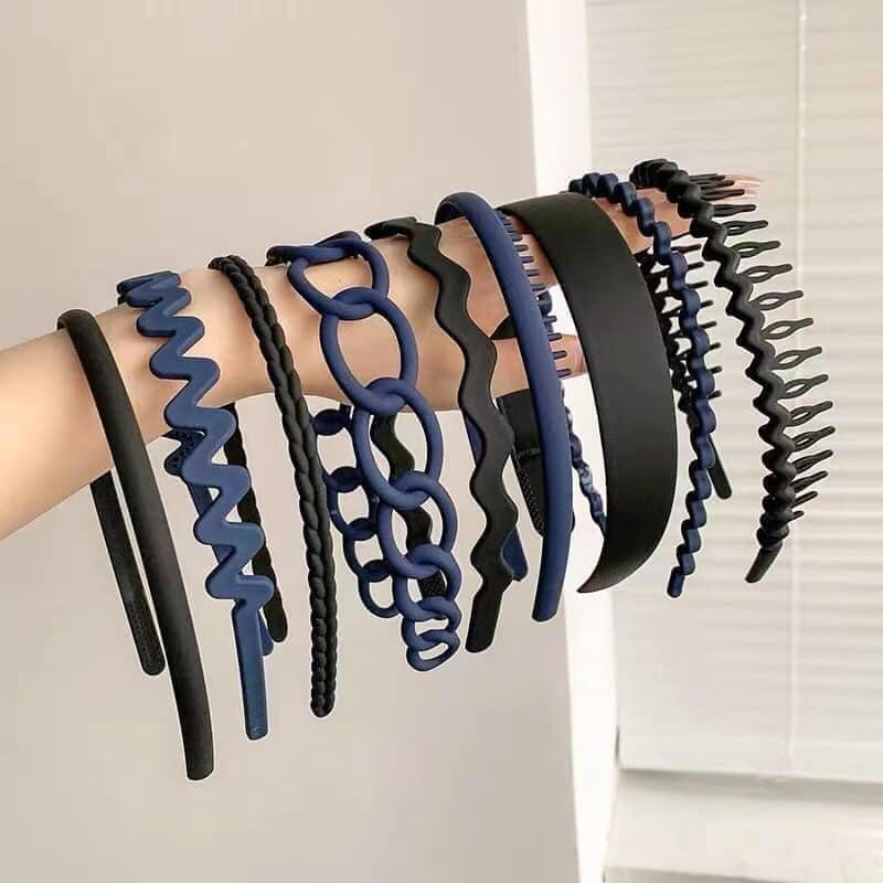 SET 9 BỜM TÓC, BĂNG ĐÔ TÓC NHIỀU KIỂU DÁNG SIÊU XINH
