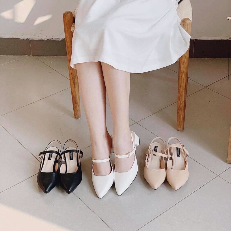 ( rẻ lắm luôn) Giày sandal bít mũi hở gót