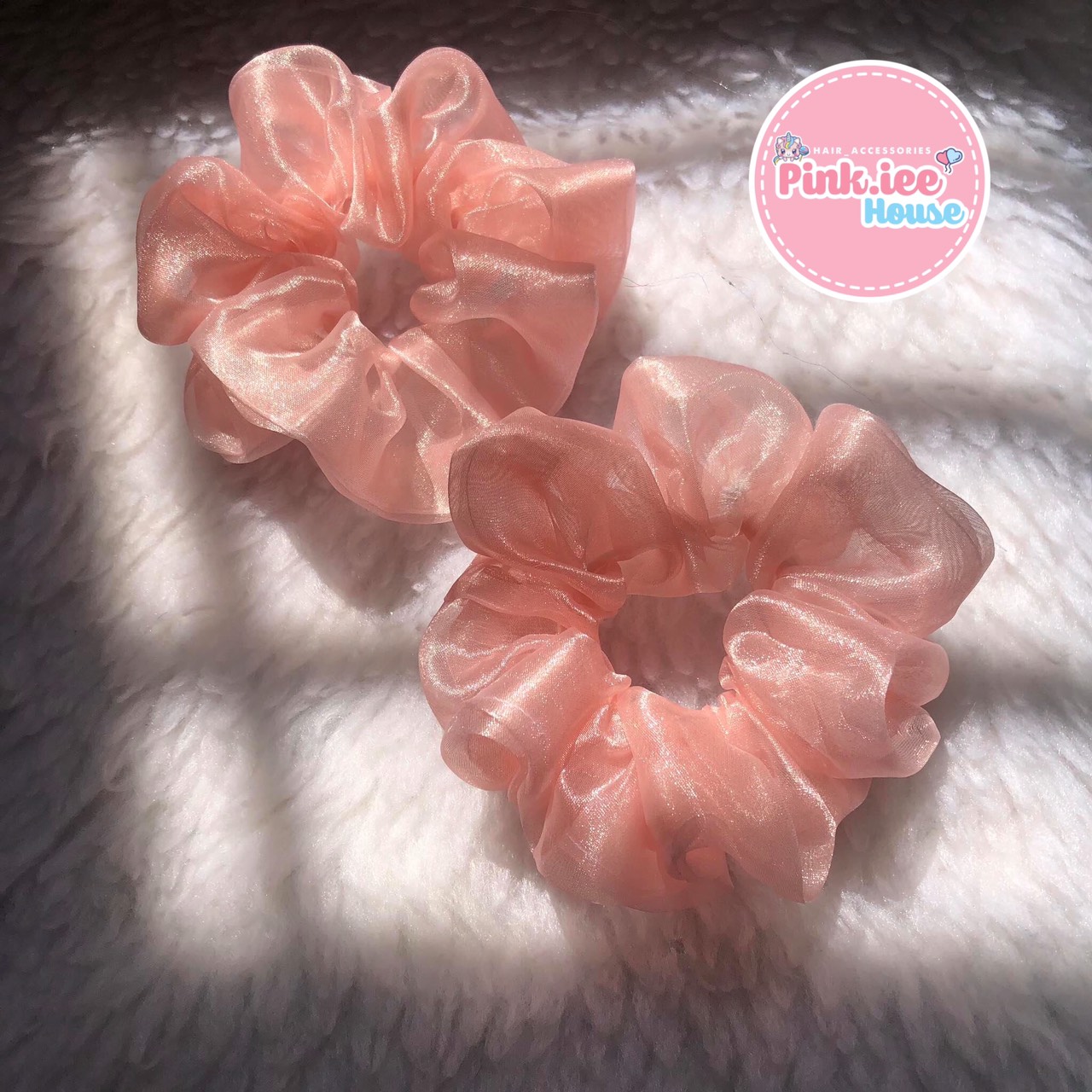[HCM]SCRUNCHIES VON KÍNH MÀU MỚI - CỘT TÓC HOTTREND