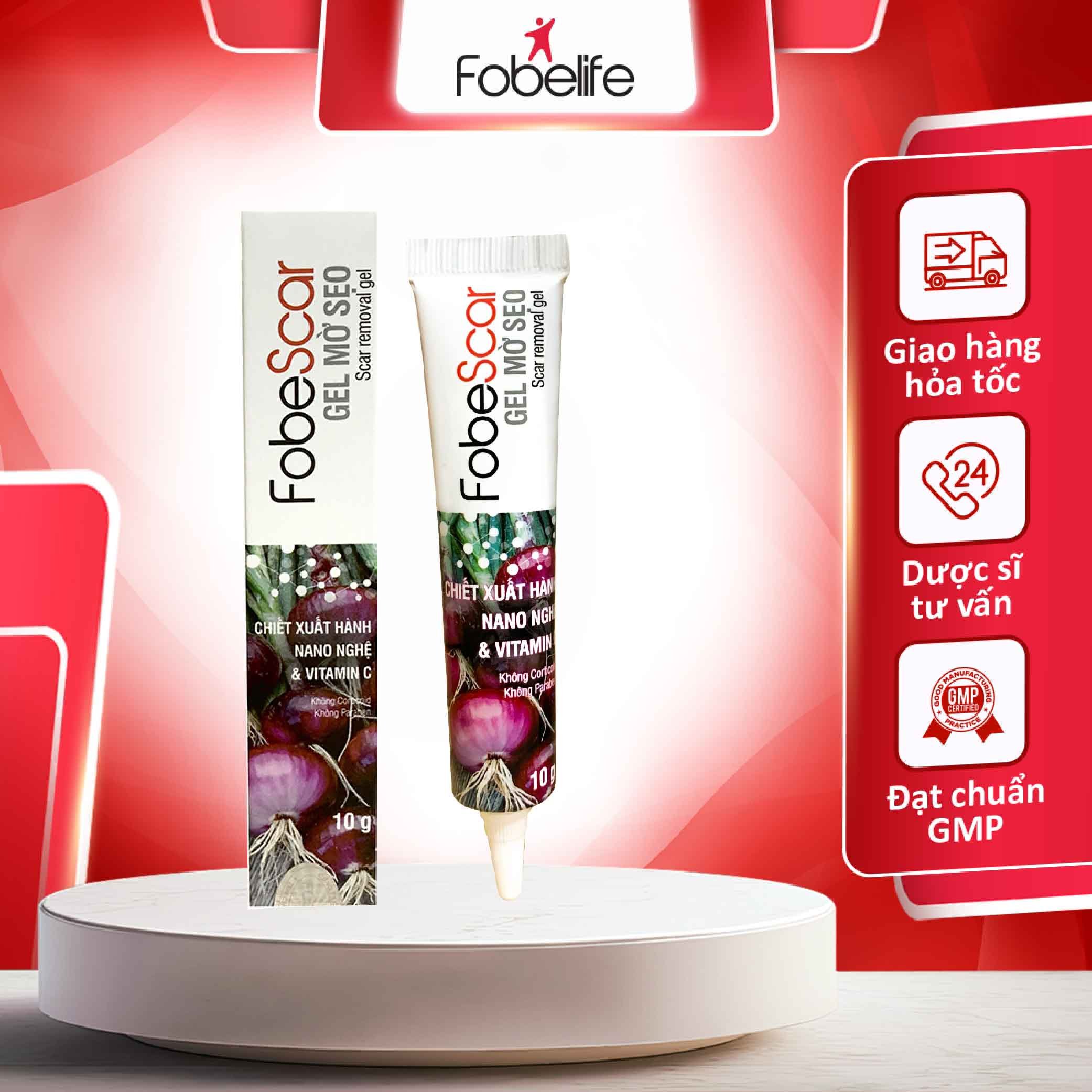 Gel bôi mờ sẹo thâm sẹo do bị thương tái tạo lại da sau sẹo fobe scar