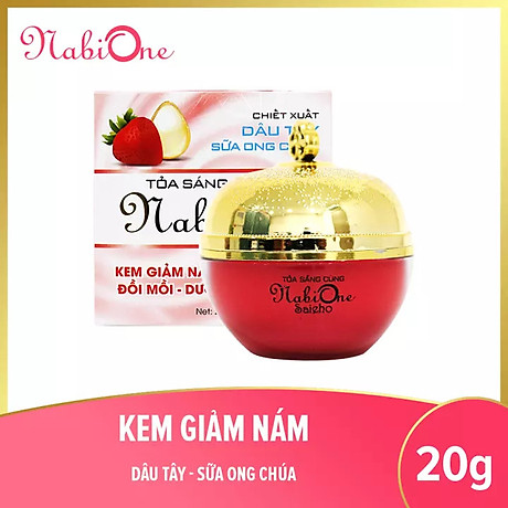 Kem nám - tàn nhang - đồi mồi - dưỡng trắng da NabiOne 20g