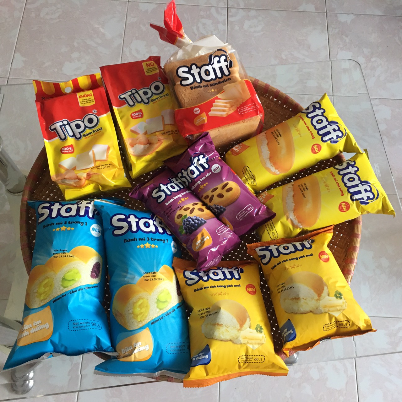 10 Bịch Bánh Mì Chà Bông Staff