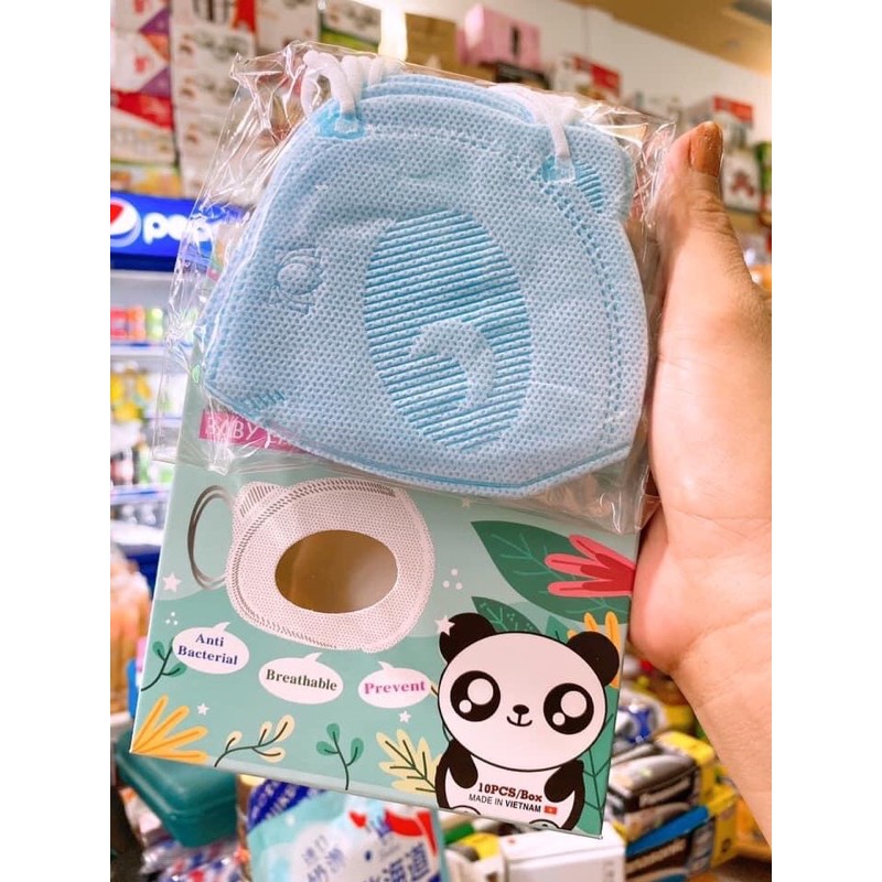 Khẩu trang 3D gấu cho bé Biden