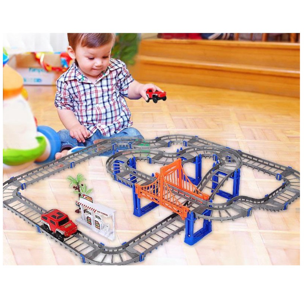 Bộ Lắp Ráp Mô Hình Đường Ray, Láp Ráp Đường Ray Xe Cho Bé