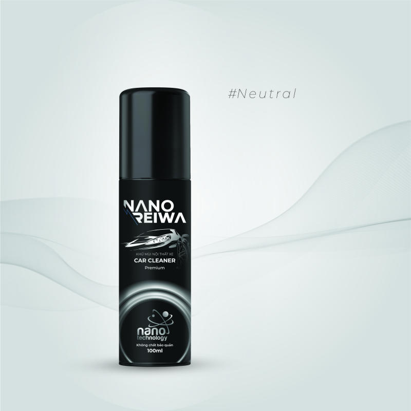 Diệt khuẩn, khử mùi ô tô Nano Reiwa Premium 100ml - Không mùi
