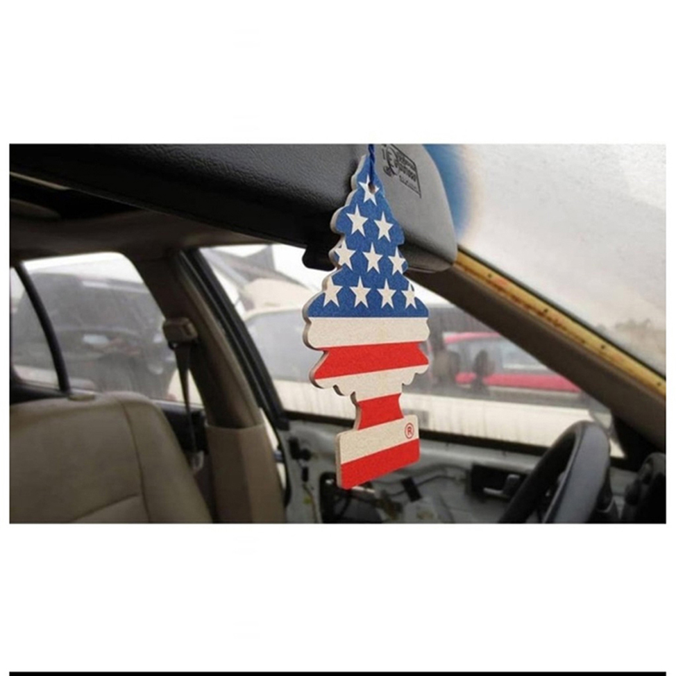 Lá thơm hình cây thông Little Trees khử mùi ôtô nhà cửa