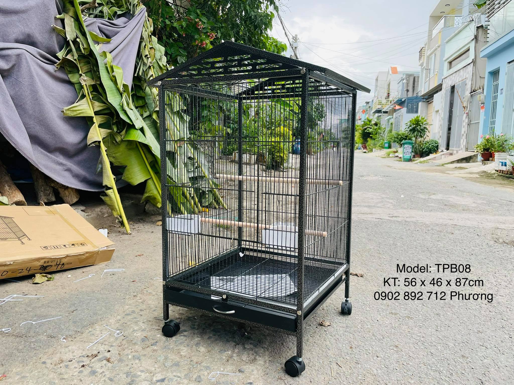 Lồng nuôi vẹt TPB08