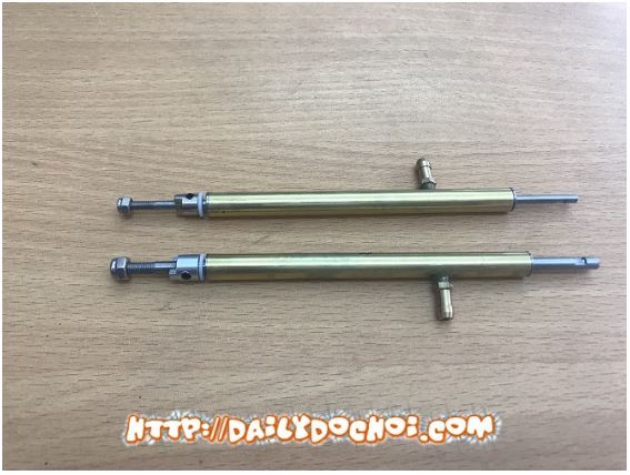 Trục chân vịt kèm khóa dầu dài 15cm lõi 3mm và 4mm(Trục 3mm)