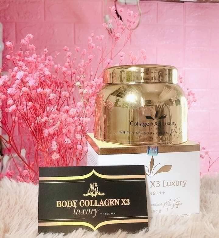 ( hàng chuẩn ) kem body x3 collagen Đông anh