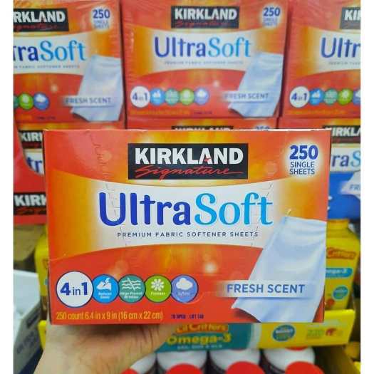 Giấy thơm quần áo Kirkland 250 tờ ( Mẫu mới)