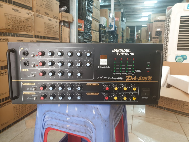 Âm ly karaoke JARGUAR 506N KOMI, Nhập khẩu Hàn quốc , có chống hú mico, 1080W, chất lượng hay.