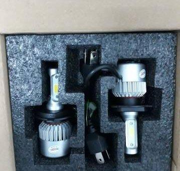 Đèn Led C6 3 tim chân H4 dành cho xe máy (1 bóng)