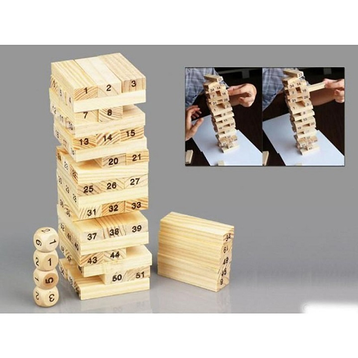 Set toy draw Wood