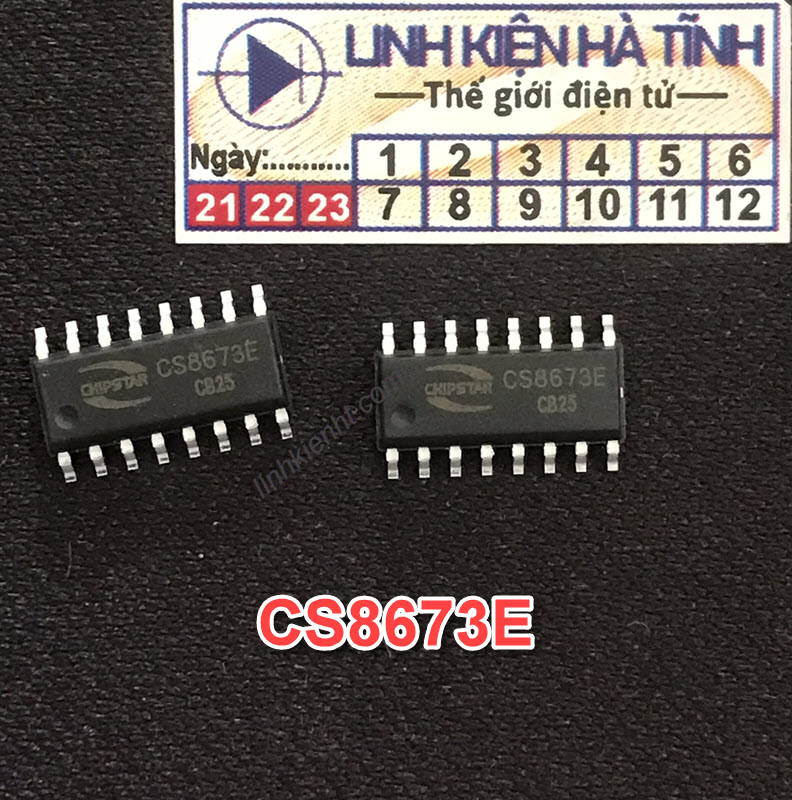 Túi 2 con ic công suất cs8673 cs8673e esop-16 thay thế tpa3116d2 chíp nhỏ