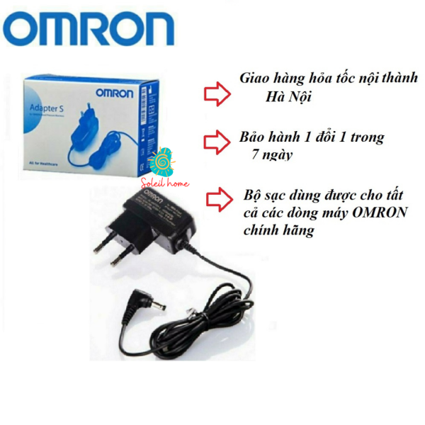 Giá bán Bộ dây sạc Adapter Omron, đổi ngồn điện cho máy đo huyết áp Omron