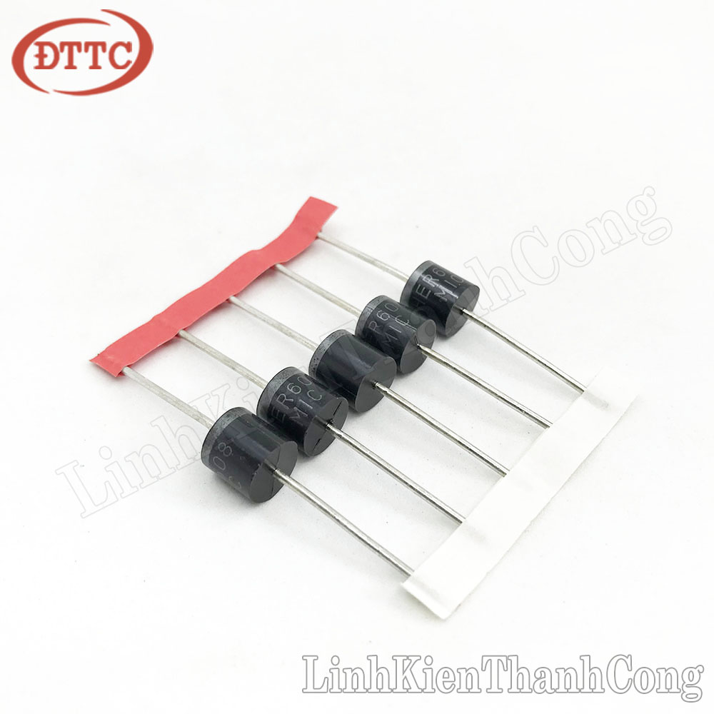 Diode Xung HER608 6A 1000V Loại Dây (Chính Hãng VISHAY) - Loại nhỏ