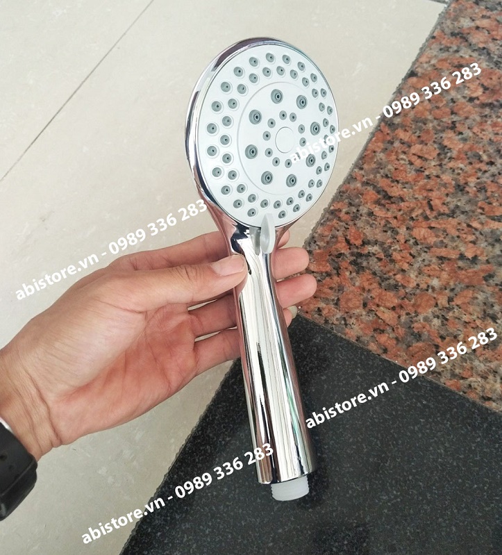 BÁT SEN TẮM CHỈNH CHẾ ĐỘ TIẾT KIỆM NƯỚC TAY SEN NHỰA TRÒN TO