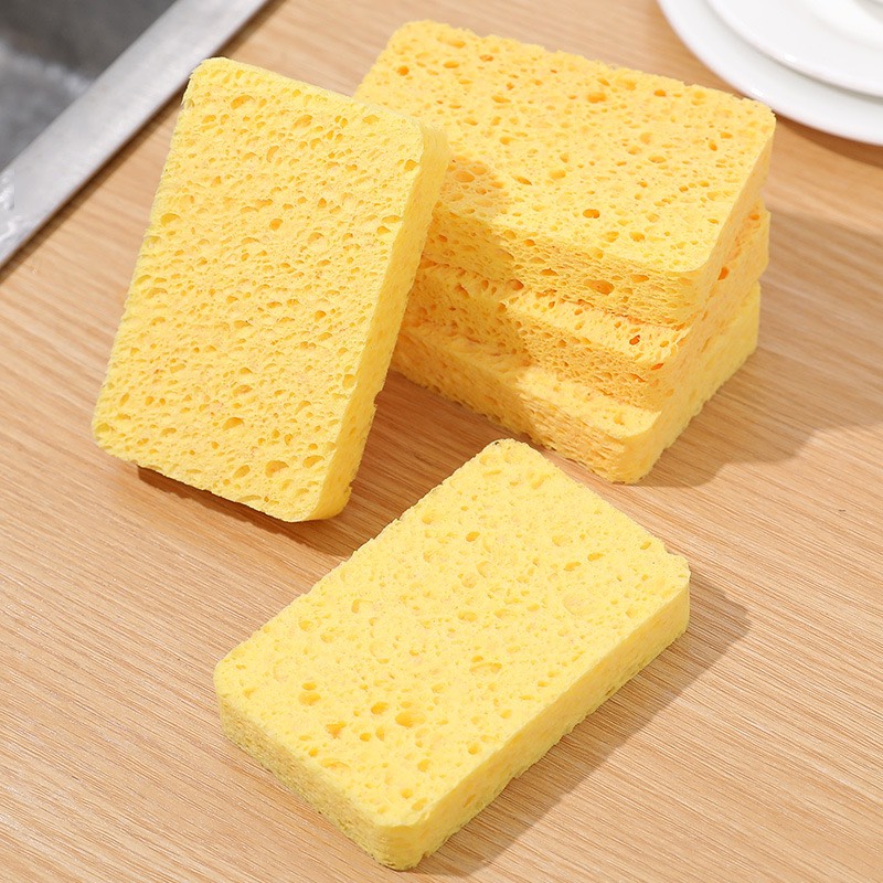 Miếng bọt biển rửa chén màu vàng,bọt biển rửa bát cọ rửa chén dĩa
