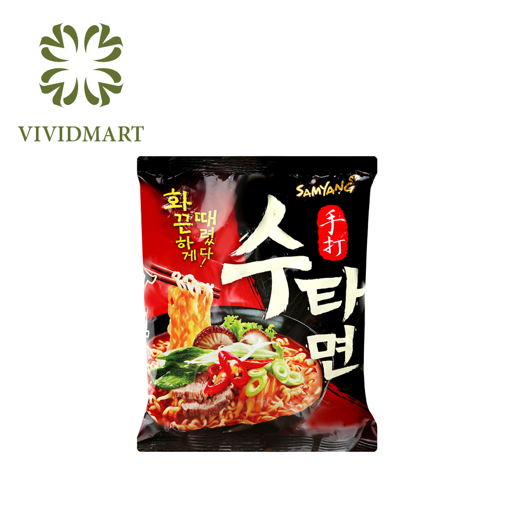 Mì bò cay samyang sutah ramen – nhập khẩu hàn quốc – gói 120gr – samyang