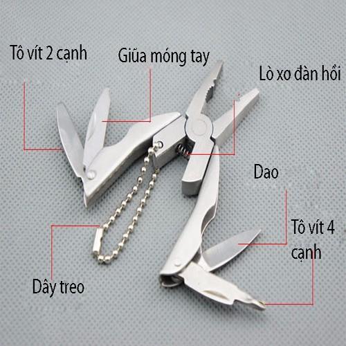 Kiềm đa năng móc khóa mini v24
