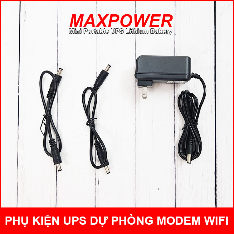 UPS Dự Phòng Lưu Điện Modem Wifi Camera 9V 12V 24000mAh