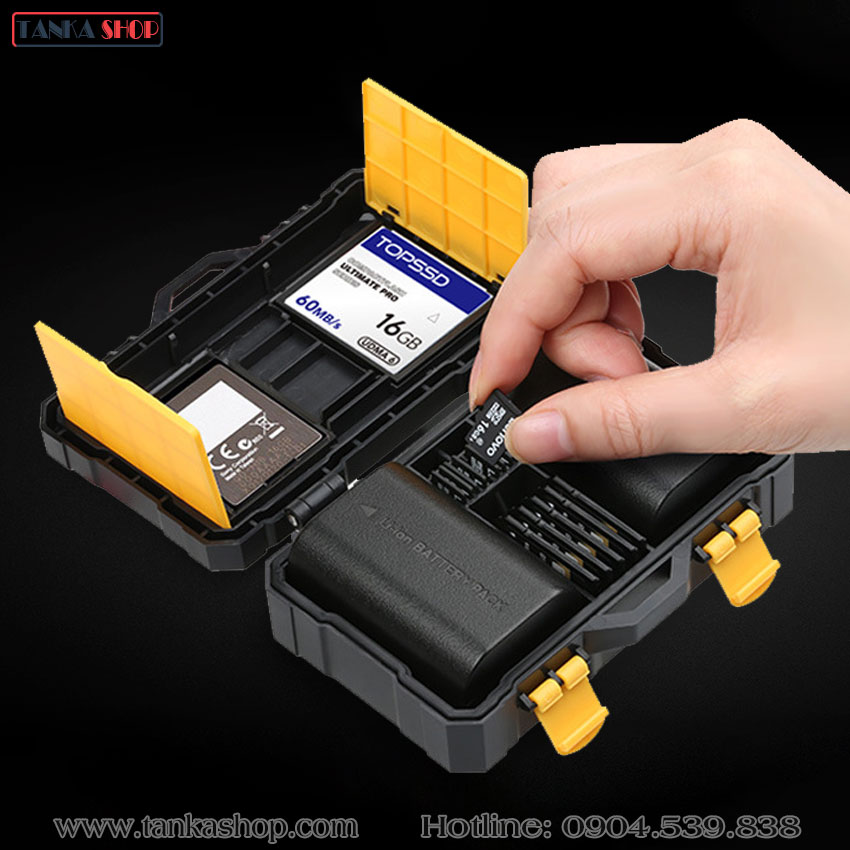 Hộp đựng pin và thẻ nhớ máy ảnh