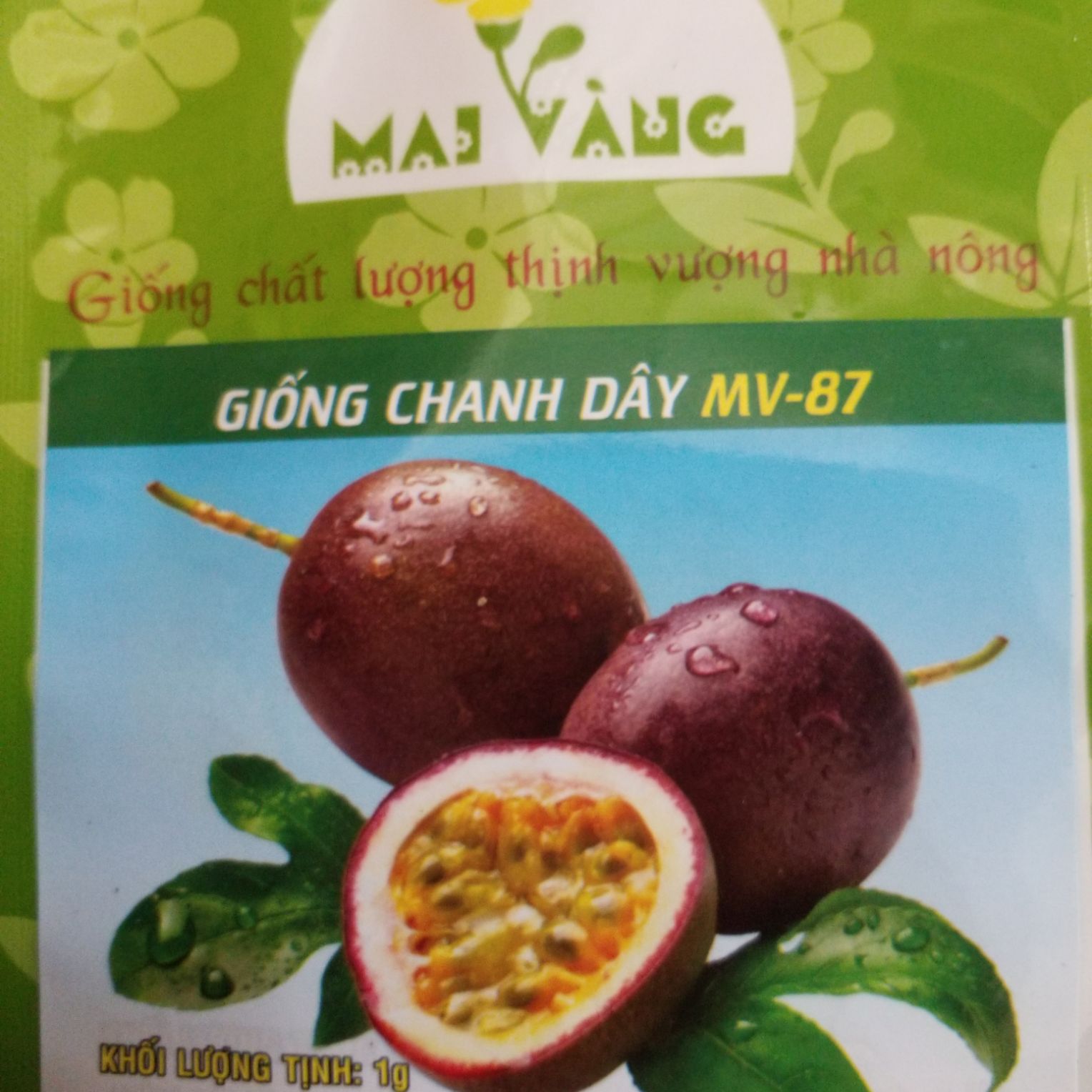 [HCM]Hạt giống chanh dây tím MV-87