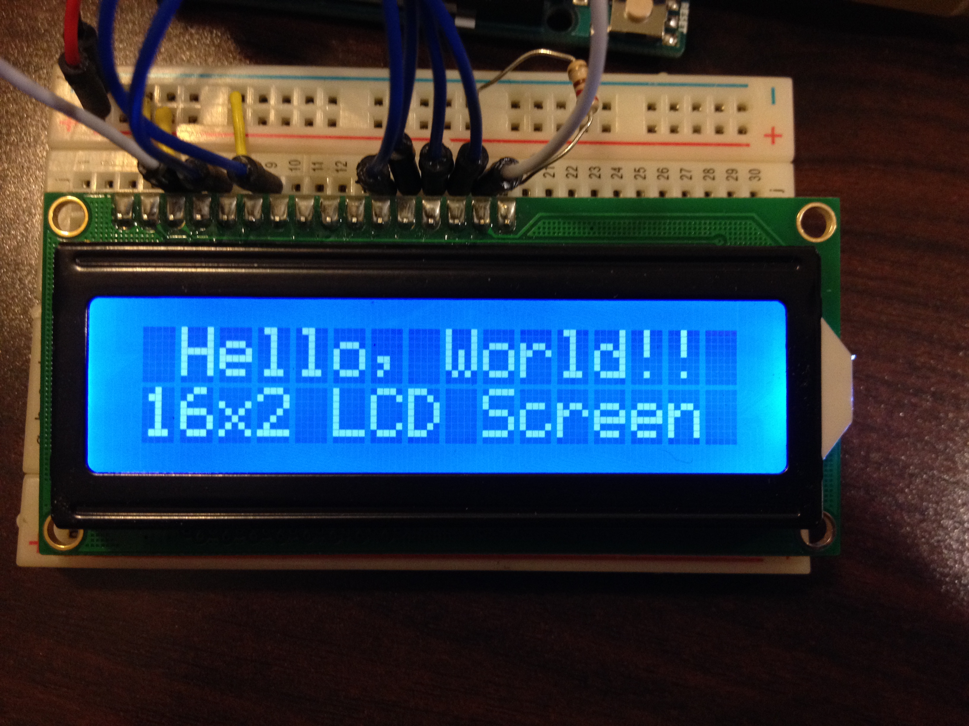 Lcd1602 1602A Blue Screen