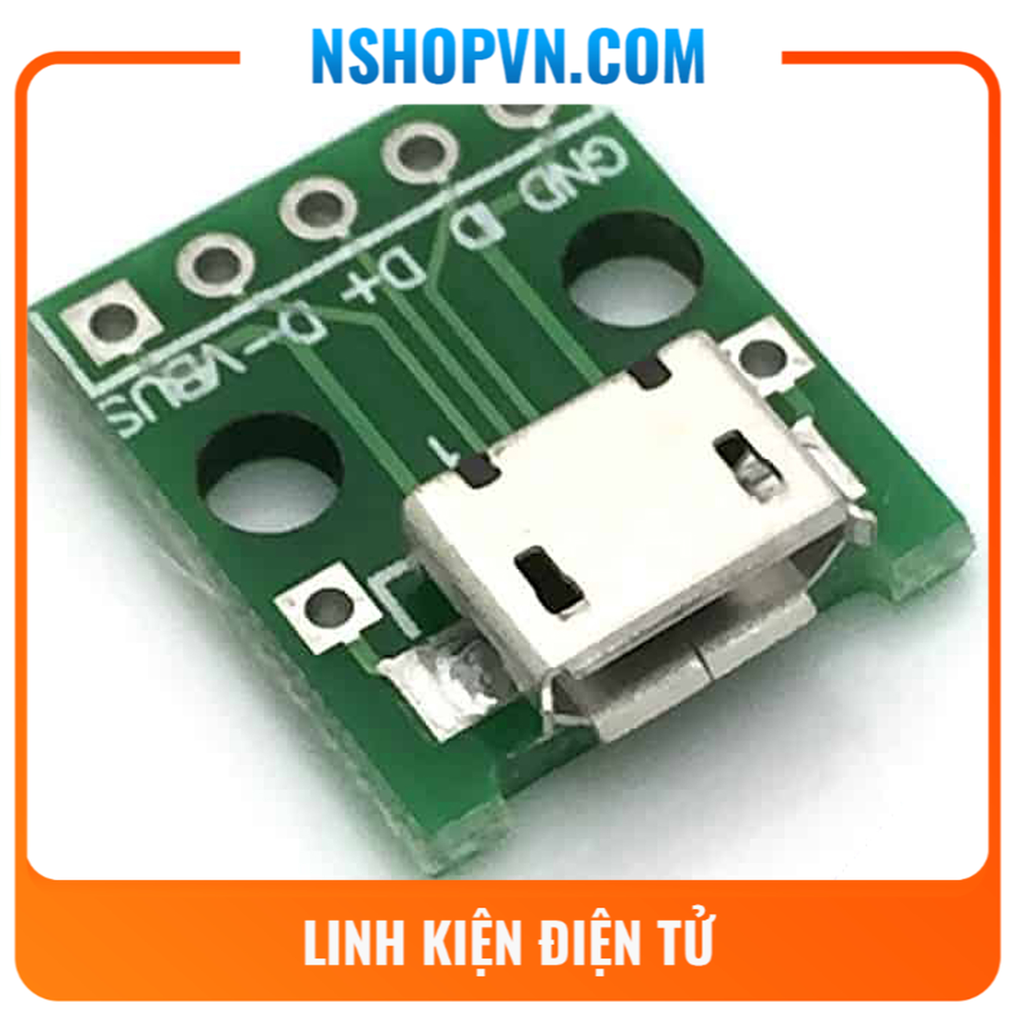3 Đế ra chân micro USB đầu cái