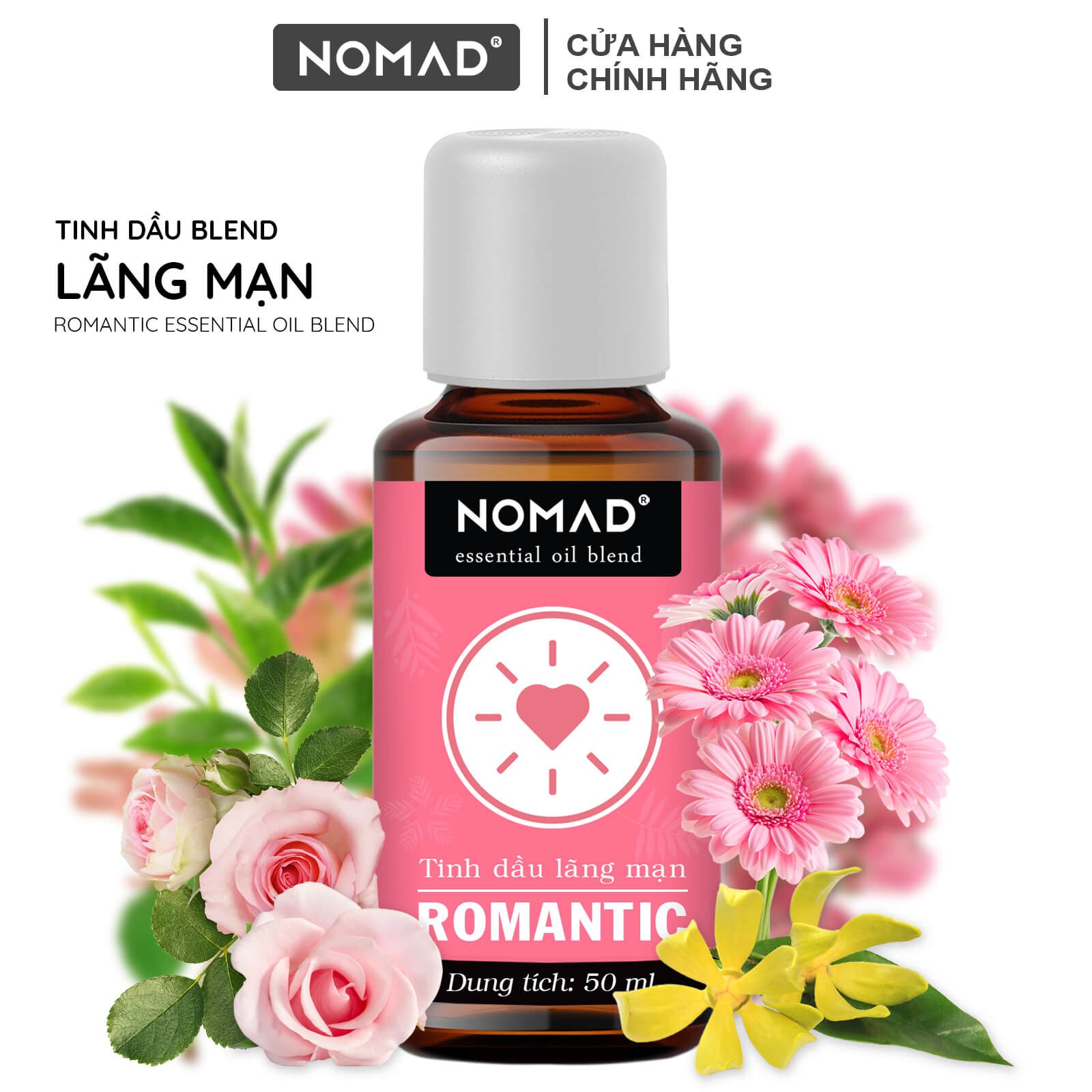 Tinh Dầu Lãng Mạn Nomad Essential Oil Blend - Romantic